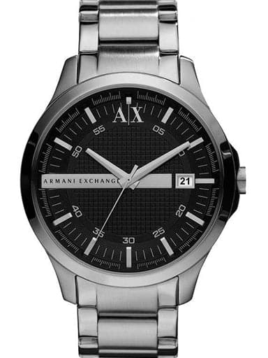 Armani Exchange Black Dial Stainless Steel Men's Watch AX2103 - Kamal Watch  Company