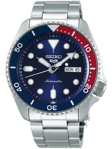 Seiko Automatic Blue Dial Blue & Red Bezel Men's Watch SRPD53K1 - Kamal  Watch Company