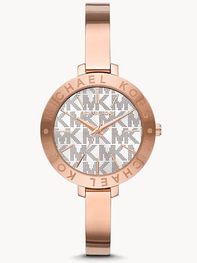 1227048 michaelkorsjarynthreehandrosegoldtonestainlesssteelwatchmk4623i