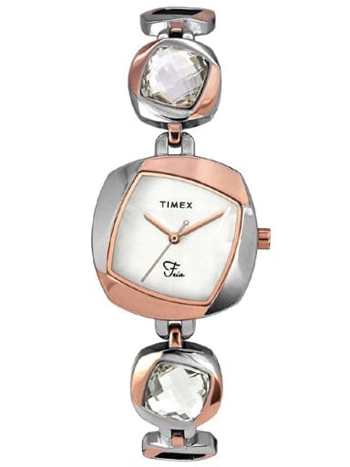 TIMEX FRIA ANALOG OFF WHITE DIAL WOMEN'S WATCH TWEL15002 - Kamal Watch  Company