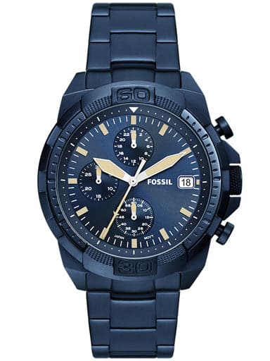 Fossil Bronson Automatic Black Stainless Steel Watch Me3217