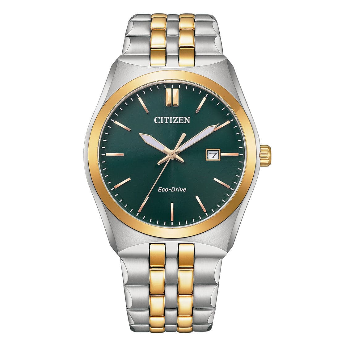 CITIZEN ECO-DRIVE GENTS WATCH GREEN DIAL - BM7339-89X - Kamal Watch Company