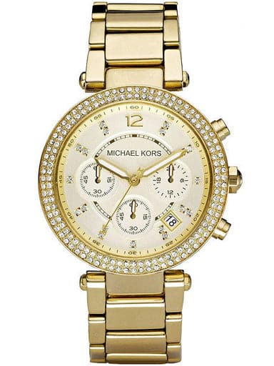 Michael Kors Parker Analog Gold Dial Women's Watch - MK5354 - Kamal Watch  Company