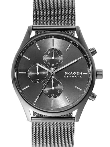 Skagen Melbye Blue Mesh Stainless Chronograph Steel Chronograph Ocean