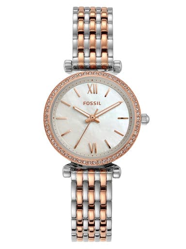 Fossil Carlie Mini Automatic Stainless Steel Mesh Watch Me3189