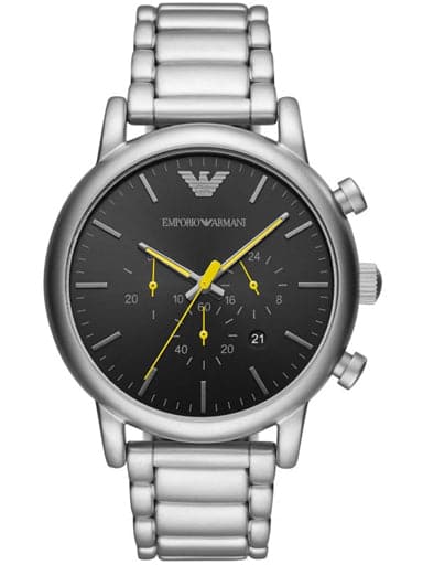 Emporio Armani Chronograph Stainless Steel Men's Watch - Kamal Watch Company