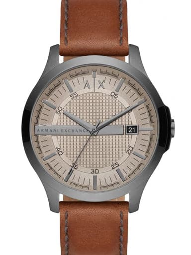 Armani Exchange Round Analog Grey Dial Men's Watch - Kamal Watch Company