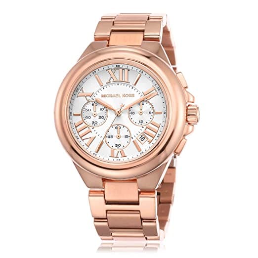 Michael Kors Camille Three-Hand Stainless Steel Watch MK4698