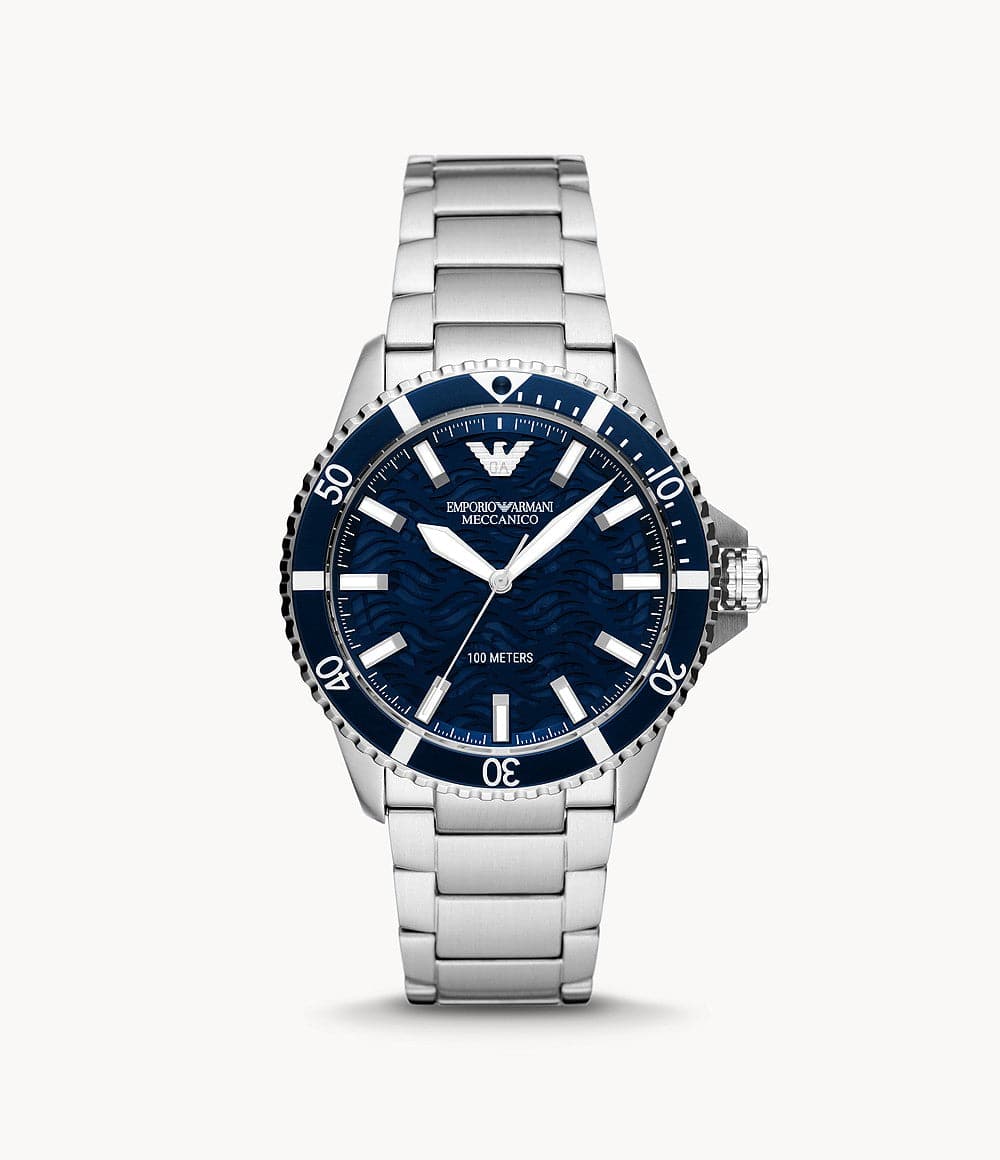 Emporio Armani Automatic Black Silicone Watch AR60062 | Automatikuhren