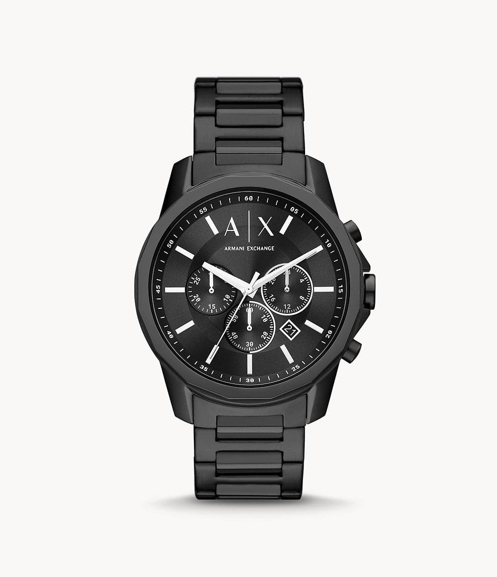 Armani Exchange Chronograph Black Stainless Steel Watch AX1722 - Kamal  Watch Company