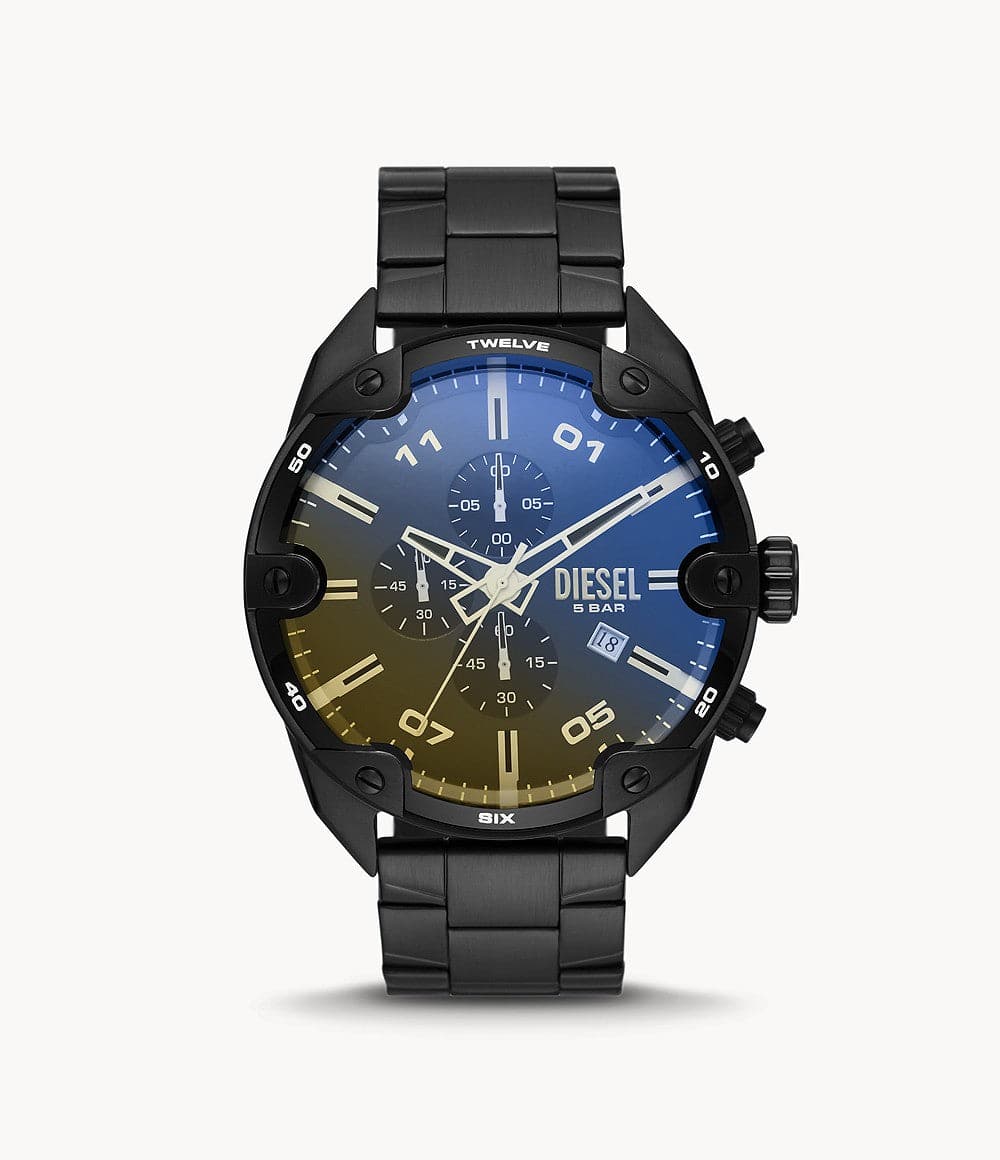 Diesel Mr. Daddy 2.0 Chronograph Multifunction Black-Tone Stainless St