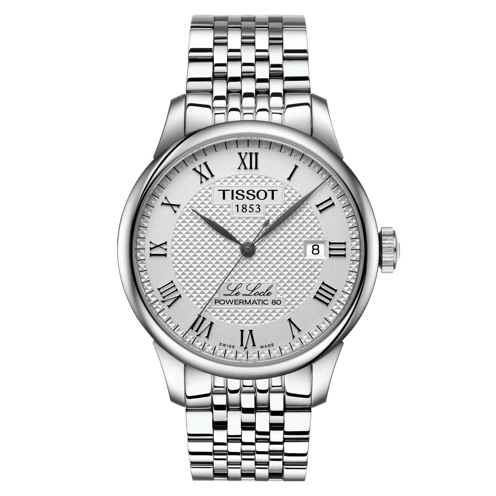 Tissot Le Locle Powermatic 80 Automatic Silver Dial Men's Watch - Kamal  Watch Company