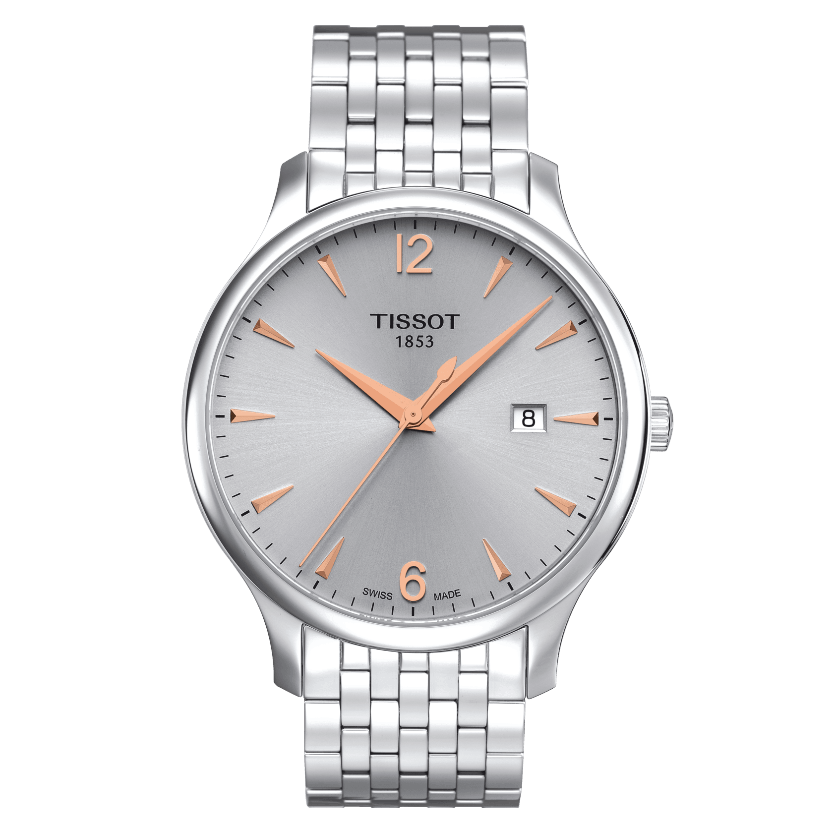 Tissot Tradition Silver Dial Quartz Men's Watch - Kamal Watch Company