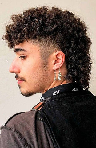 Curly Mohawk Hairstyle For Men