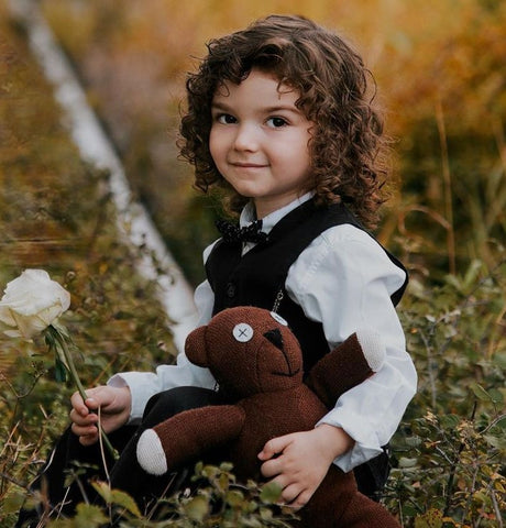 Curly Hair Boy Kid