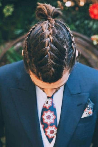 Mens Braids for a Wedding