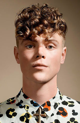 Curly Fringe for Hairstyles for Boys with Curly Hair