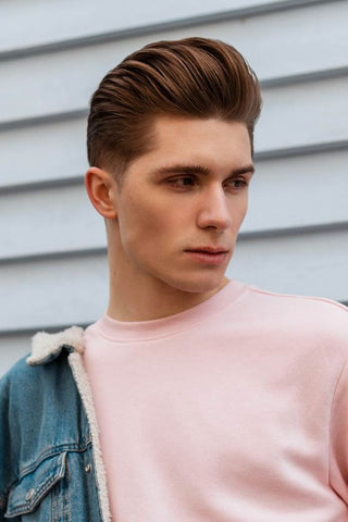 Pompadour for Boy Hairstyles Long On Top Short on Sides