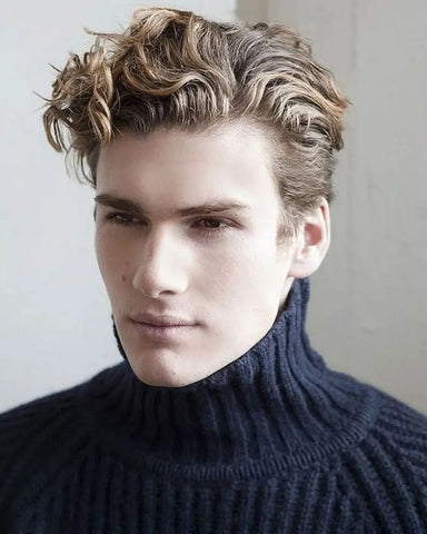 Undercut curly hair for men 2022-2023