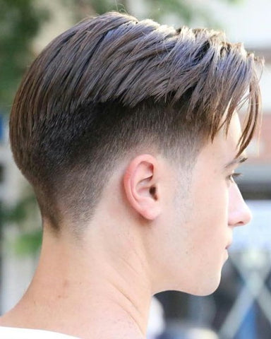 The undercut semi short haircut for guys
