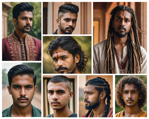 Ai Generated Images of Men's Hairstyle