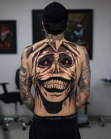 Anime Back Tattoos for Men