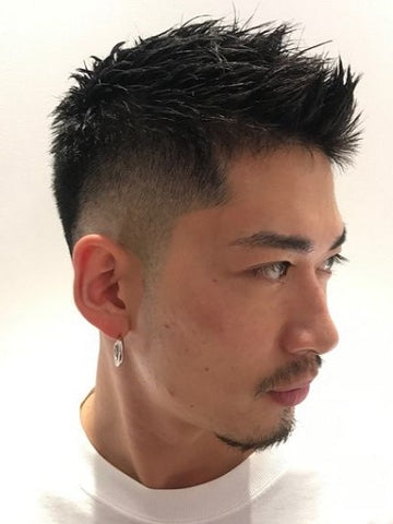 Asian Spiky Hairstyle