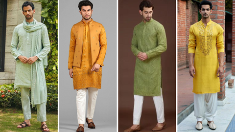 Decoding Men's Ethnic Kurta Fashion Trends in India l Type of Kurtas ...