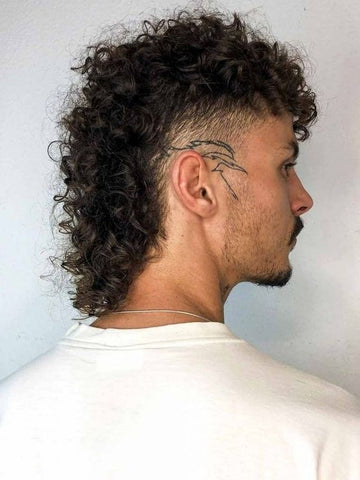 Curly Mullet Hairstyle