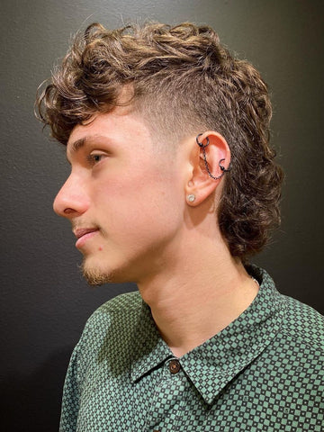 Curly Mullet Hairstyle