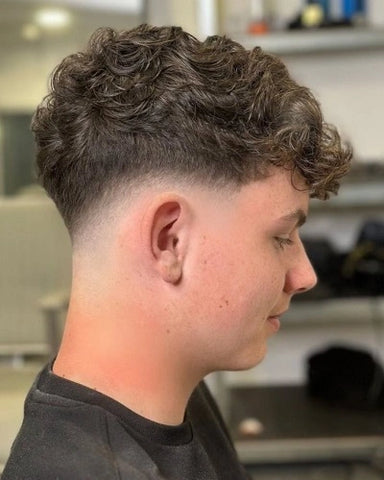 Curly Top with Fade