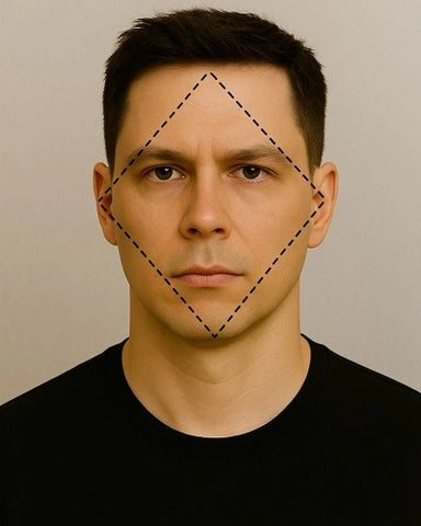 Diamond Face Shape for Men