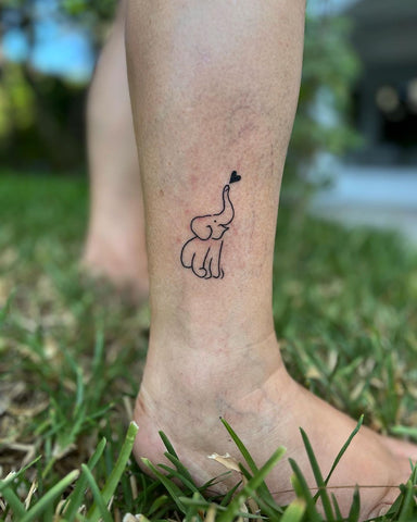 Elephant Foot Tattoo