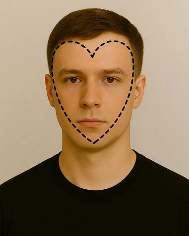 Heart Face Shape for Men