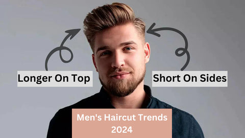 Longer On Top Short On Sides Haircuts for men