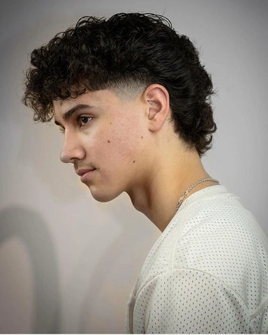 Low Fade on Curly Hair for Men