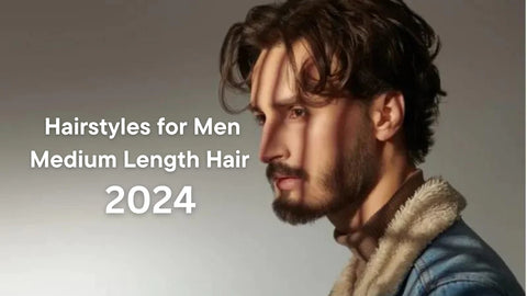 Men's Medium Length Hairstyles: The Hottest Trends for 2024.