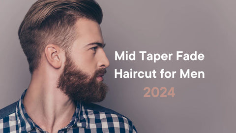 Mid taper fade haircuts for men