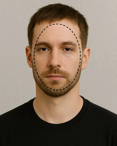 Oblong Face Shape for Men