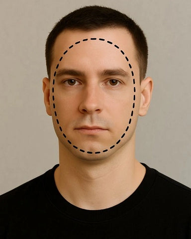 Oval Face Shape for Men