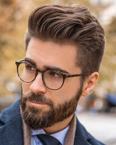 Oval Face Hairstyles Men With Beard