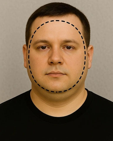 Round Face Shape for Men