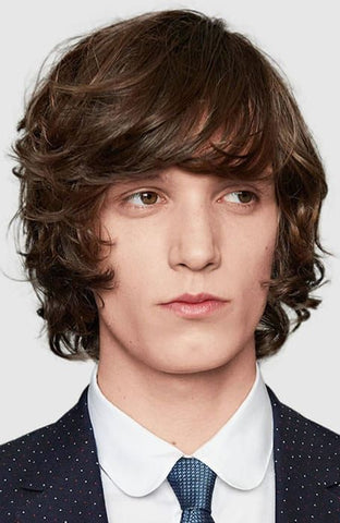 Fringe Haircut Male Long Hair