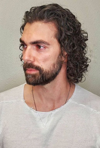 Defined Ringlets Curls Hairstyle For Men