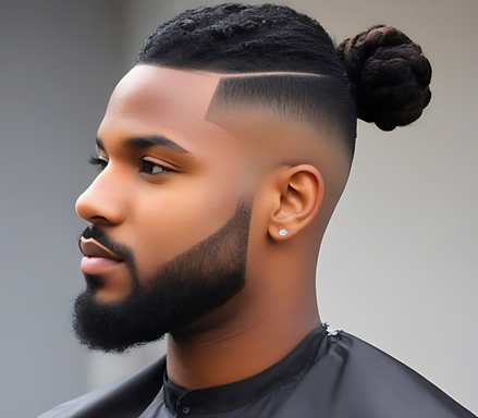 Low fade hairstyle for male | HairstyleAI