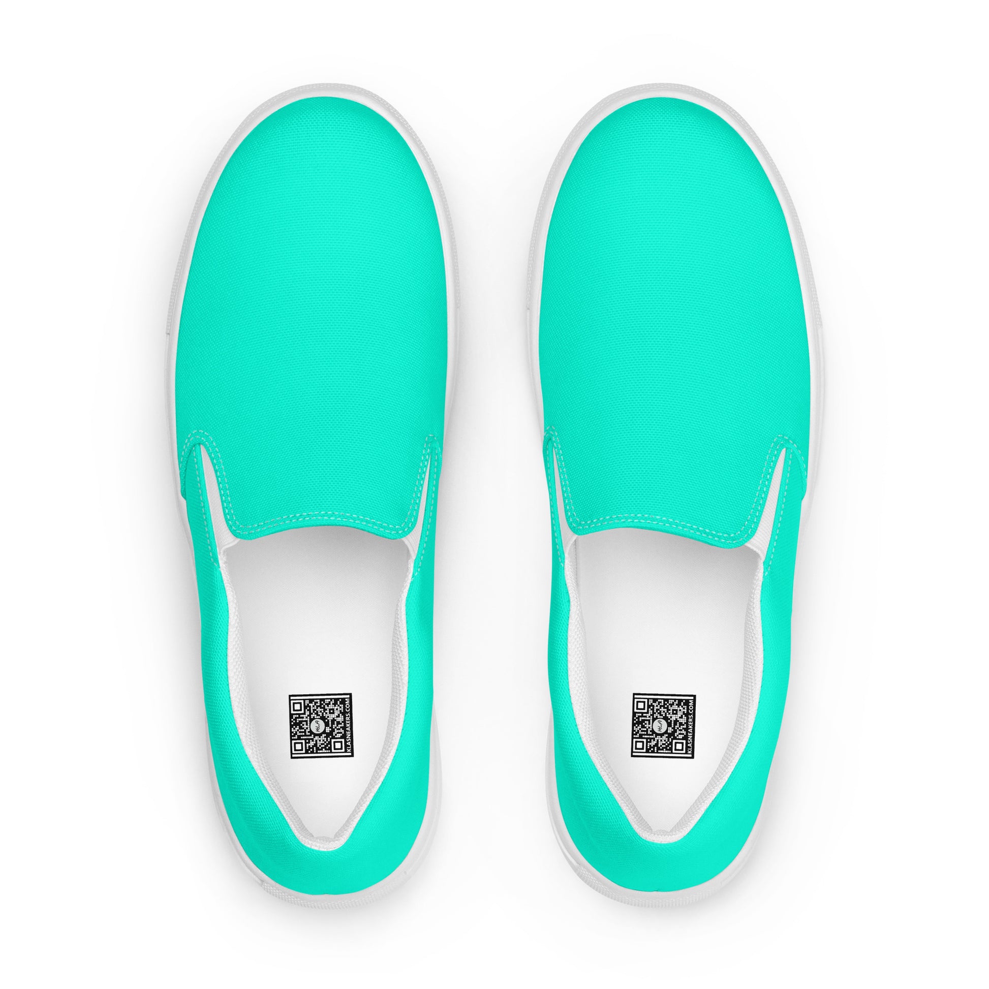 klasneakers Women’s slip-on canvas shoes - Cool Pool Aqua Green