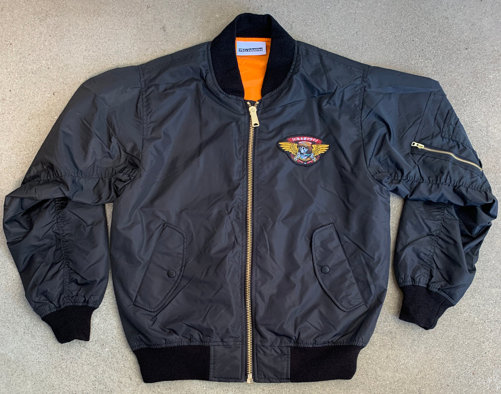 dream wings MA-1 lightweight flight jacket - BLACK – jk industries