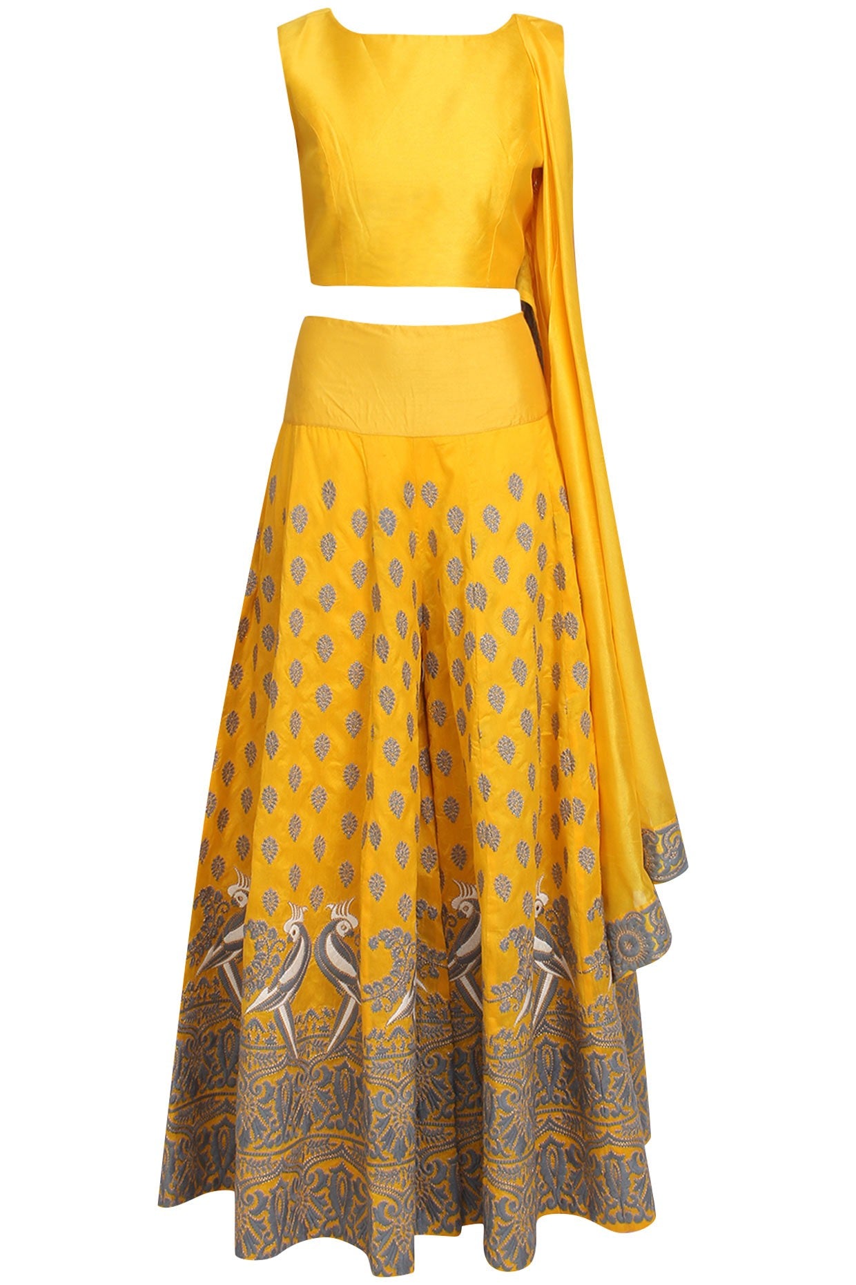 sharara dress with crop top