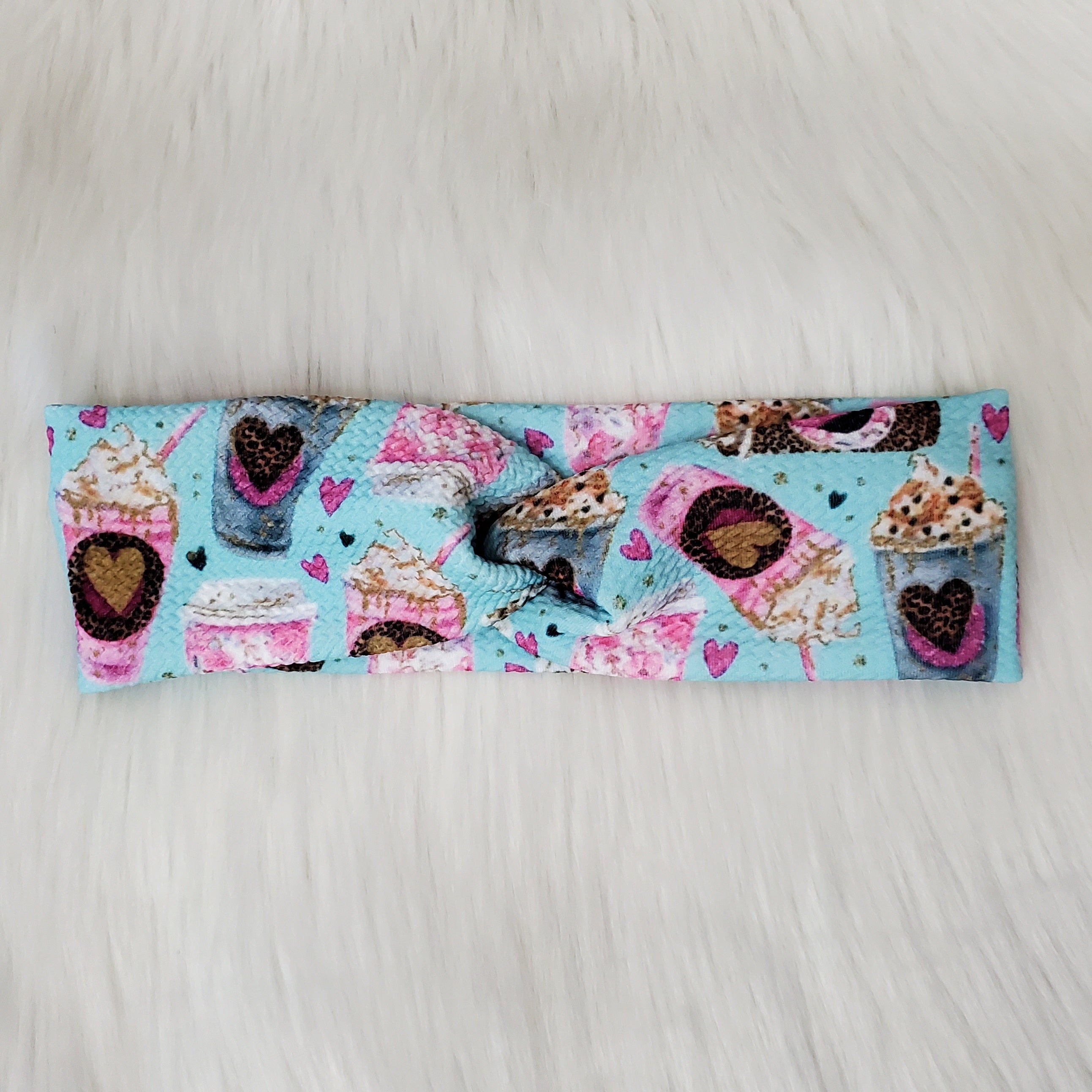 Coffee Time Turban Headband