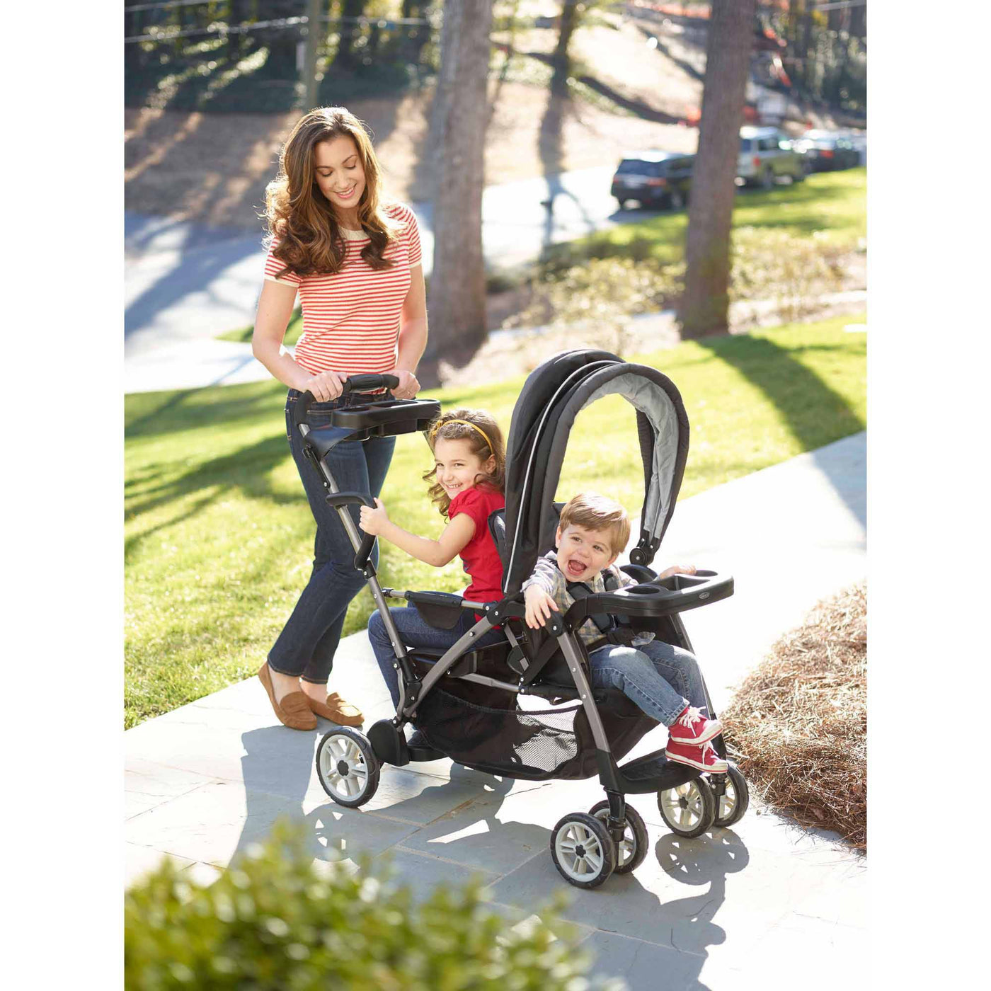 graco roomfor2 click connect stand and ride stroller